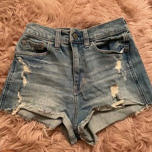 HOLLISTER High Waisted Denim Shorts